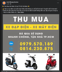 facebook xe dien 3 banh