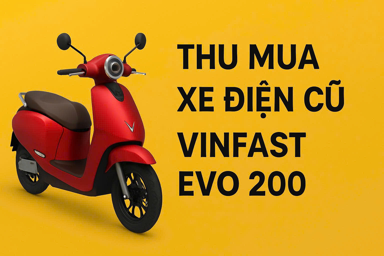 Thu Mua Xe Điện Cũ VinFast Evo 200